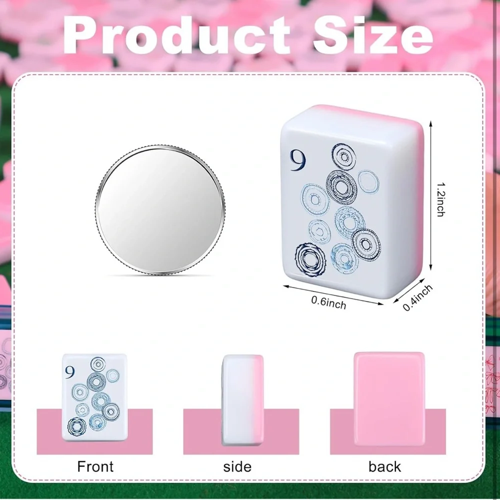 American Mahjong Tile Set Grandmillennial Coquette Mahjong 2 LEFT! - Picture 9 of 10